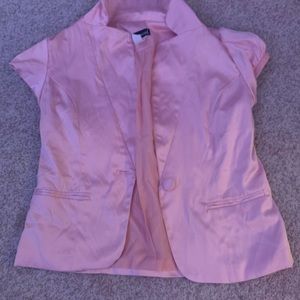 pink button up